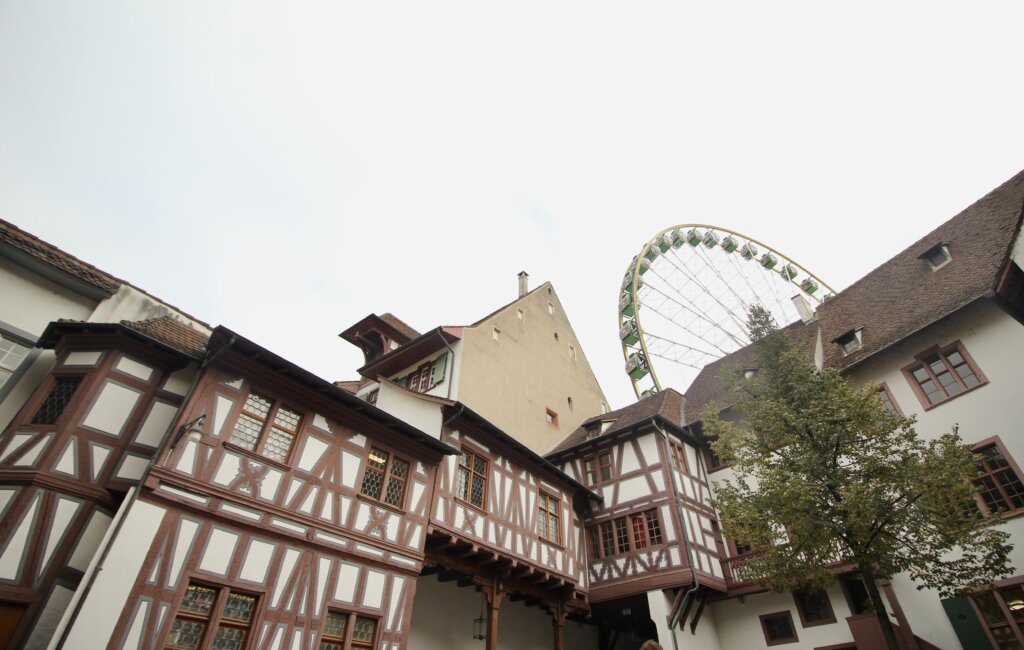 Blick vom Museum der Kulturen in Basel