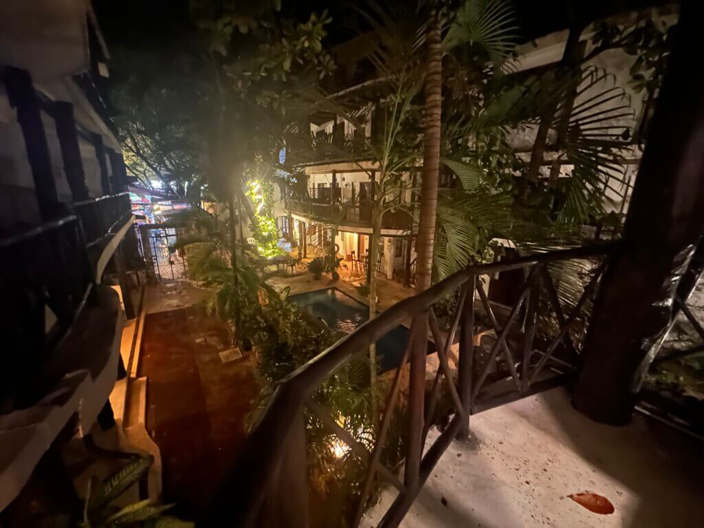 Innenhof Hotel Siesta Fiesta