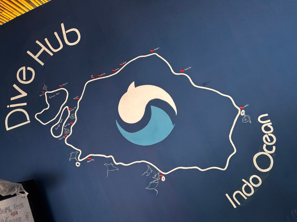 Scuba sites at Nusa Penida